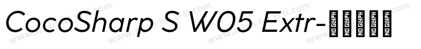 CocoSharp S W05 Extr字体转换